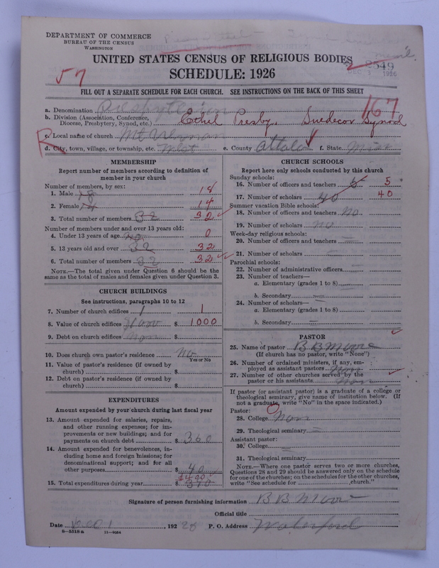 Scan of Presbyterian Church in the United States: 2549