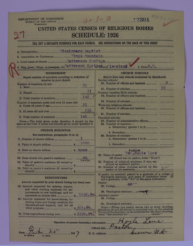 Scan of Southern Baptist Convention: 13391