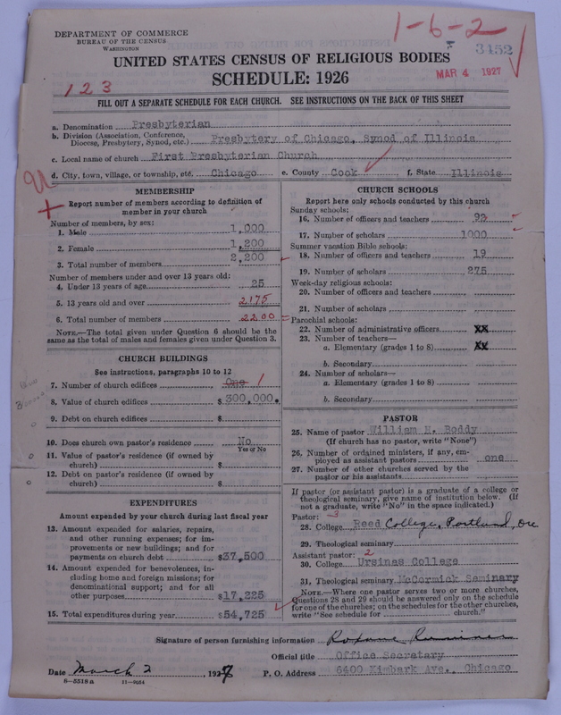 Scan of Presbyterian Church in the United States of America: 3452