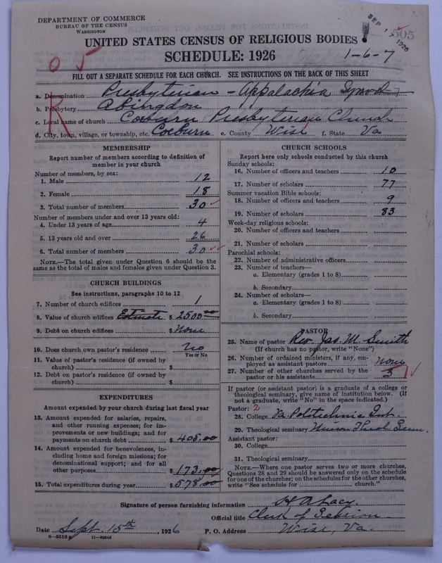 Scan of Presbyterian Church in the United States: 505