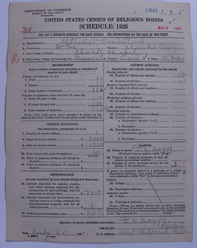 Scan of Methodist Protestant Church: 1201