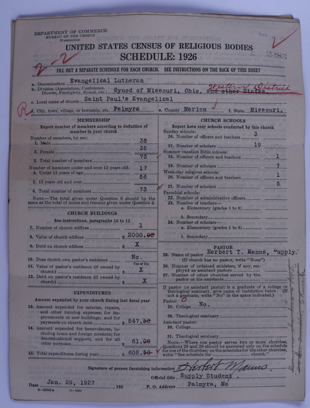Scan of Evangelical Lutheran Synodical Conference of America: Evangelical Lutheran Synod of Missouri, Ohio, and Other States: 2283