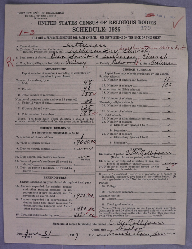 Scan of Lutheran Free Church: 179