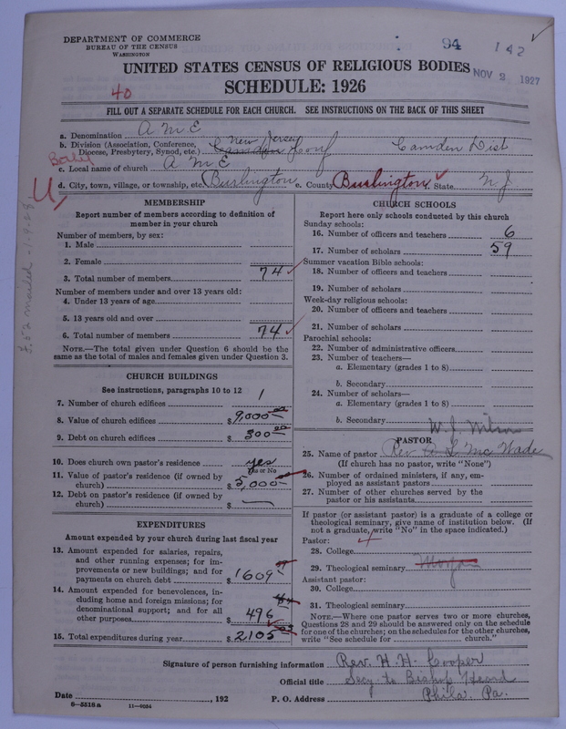 Scan of African Methodist Episcopal Church: 94