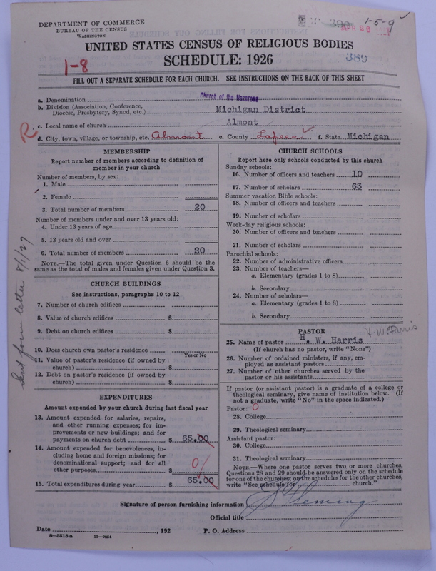 Scan of Church of the Nazarene: 389