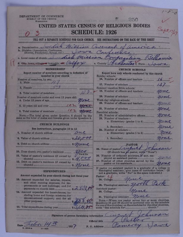 Scan of Swedish Evangelical Mission Covenant of America: 250