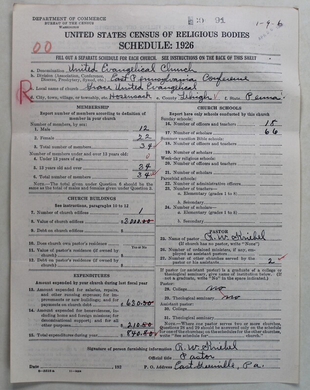 Scan of Evangelical Congregational Church: 91