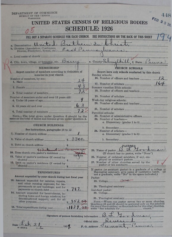 Scan of Church of the United Brethren in Christ: 448