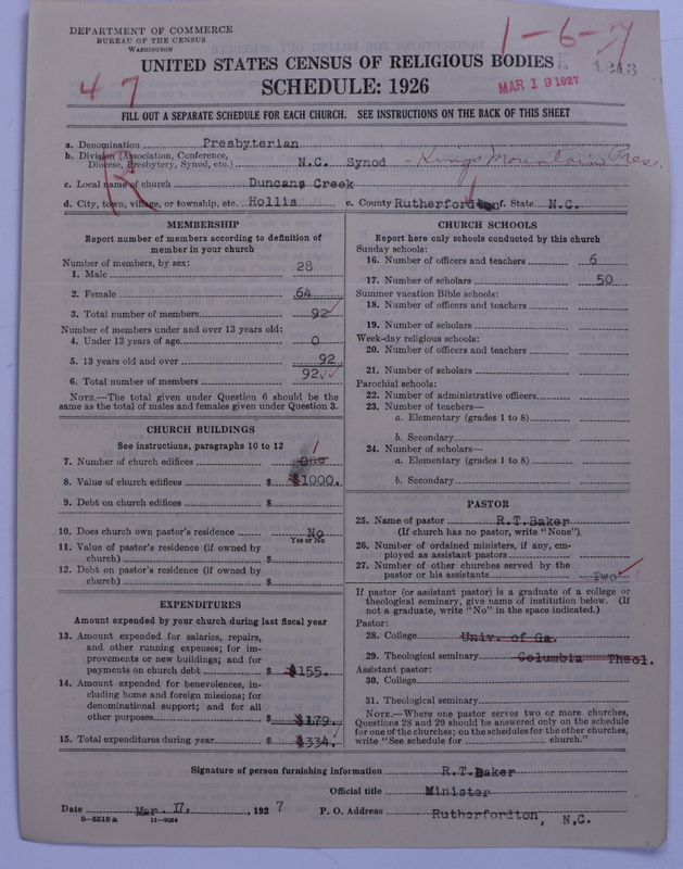 Scan of Presbyterian Church in the United States: 1213