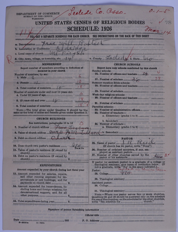 Scan of Free Will Baptists: 78