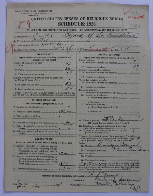 Scan of Presbyterian Church in the United States: 1456