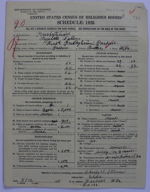 Scan of Presbyterian Church in the United States: 715