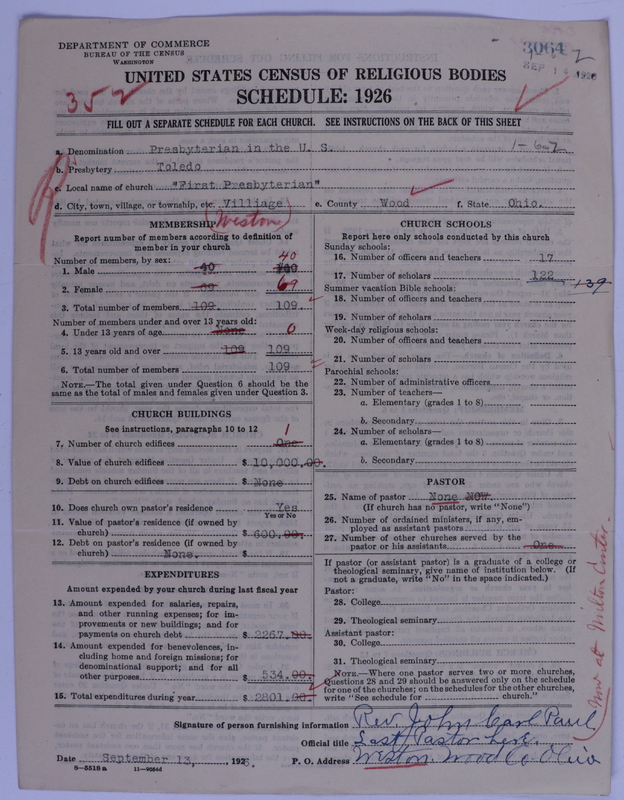 Scan of Presbyterian Church in the United States of America: 3064
