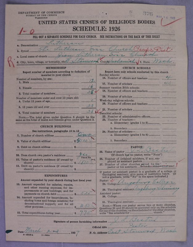 Scan of Lutheran Free Church: 376