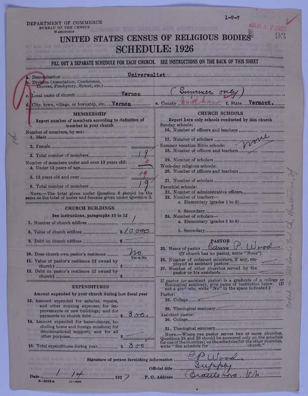 Scan of Universalist Church: 93