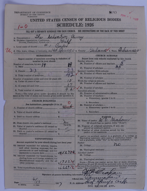 Scan of Salvation Army: 800