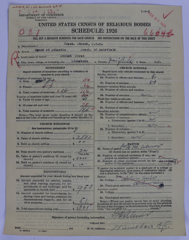 Scan of Presbyterian Church in the United States of America: 6604 B