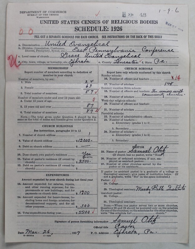 Scan of Evangelical Congregational Church: 48