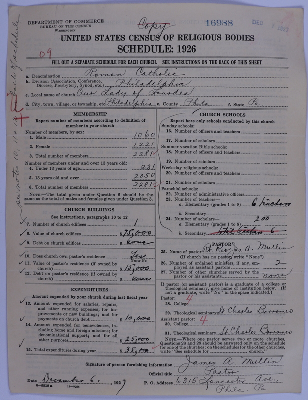 Scan of Roman Catholic Church: 16988