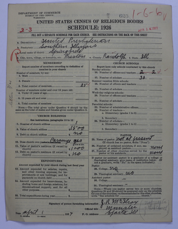 Scan of United Presbyterian Church of North America: 623