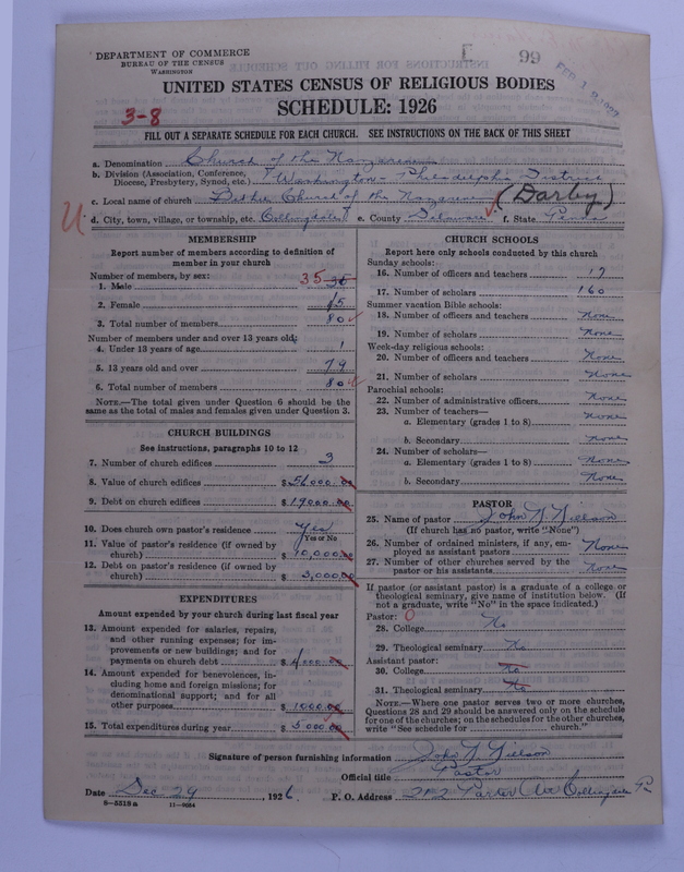 Scan of Church of the Nazarene: 99