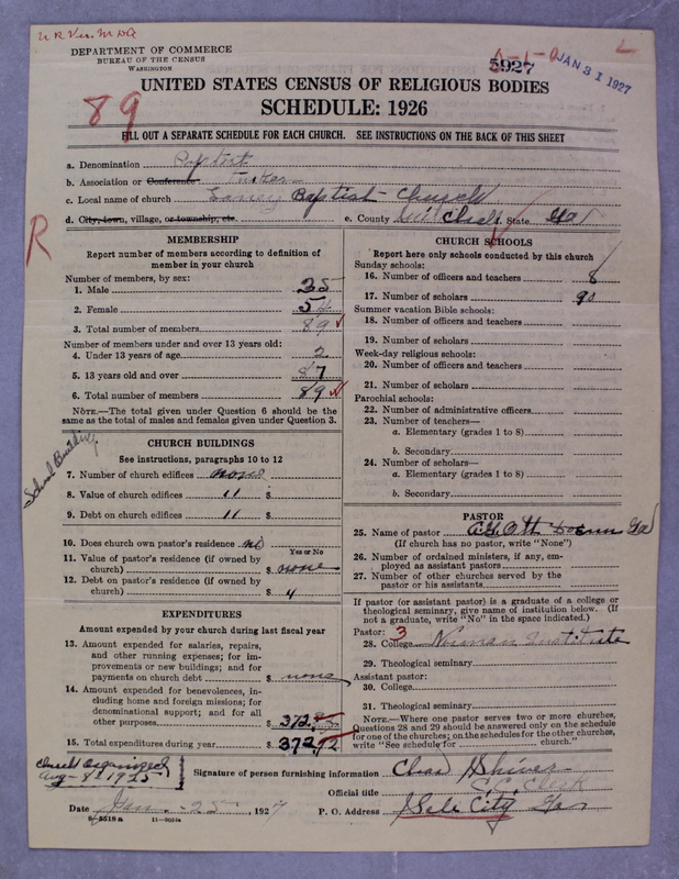 Scan of Southern Baptist Convention: 5927