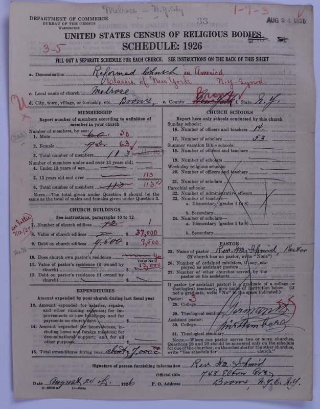 Scan of Reformed Church in America: 33