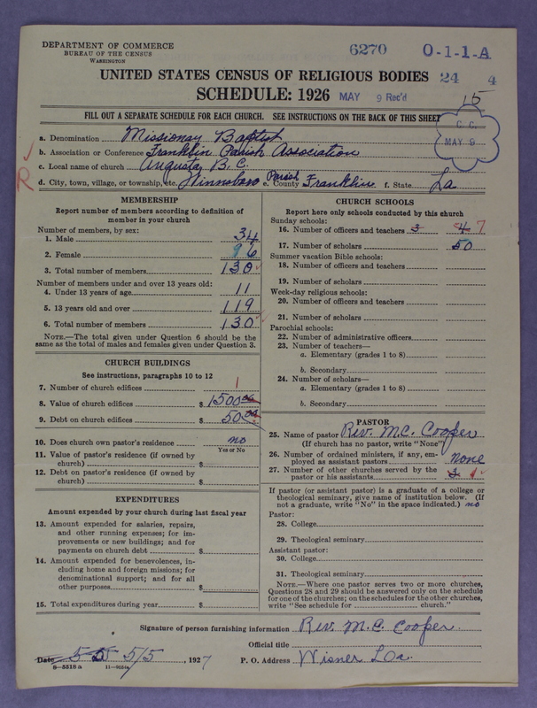 Scan of Negro Baptists: 6270