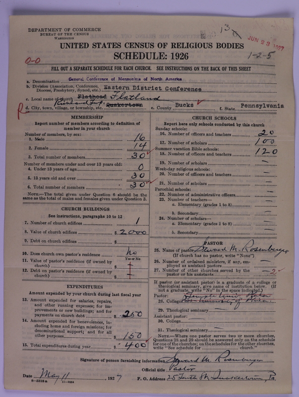 Scan of General Conference of the Mennonite Church of North America: 13
