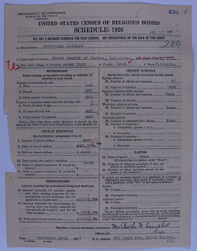 Scan of Church of Christ, Scientist: 452