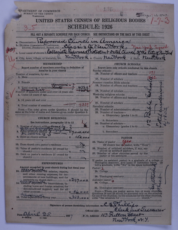 Scan of Reformed Church in America: 136