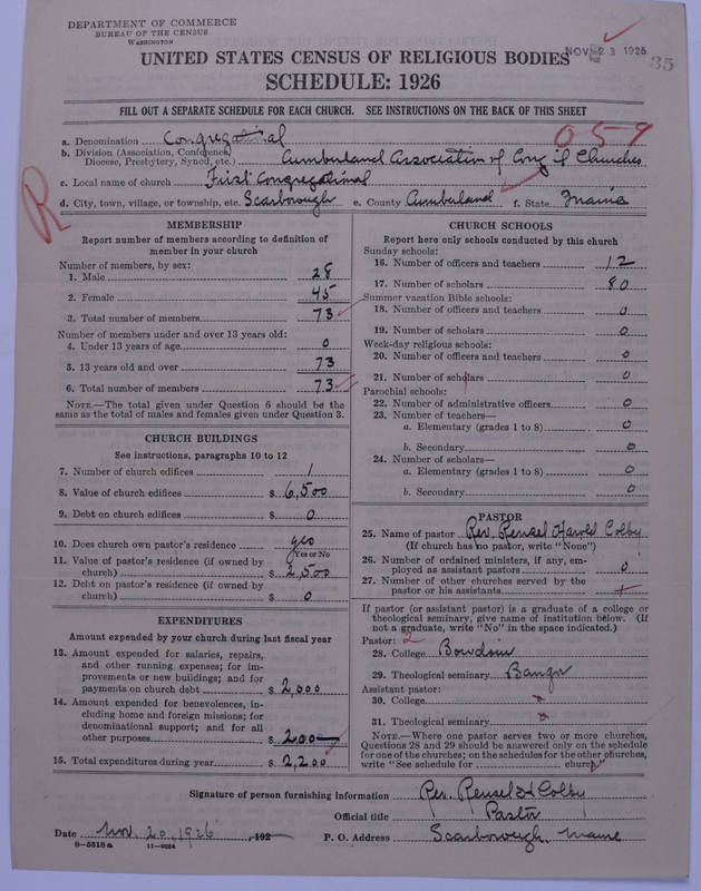 Scan of Congregational Churches: 35