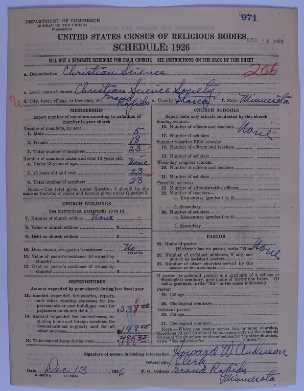Scan of Church of Christ, Scientist: 971