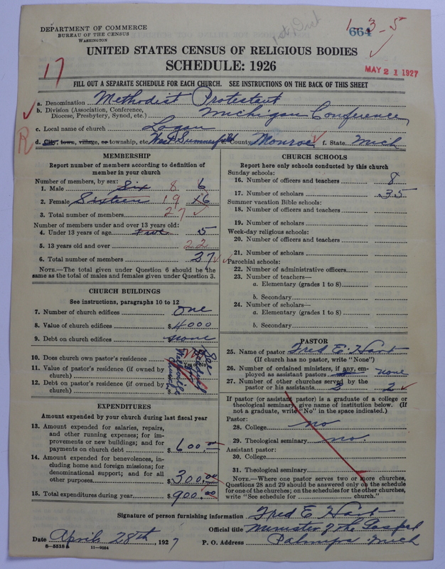 Scan of Methodist Protestant Church: 664