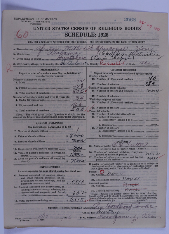 Scan of African Methodist Episcopal Zion Church: 2068