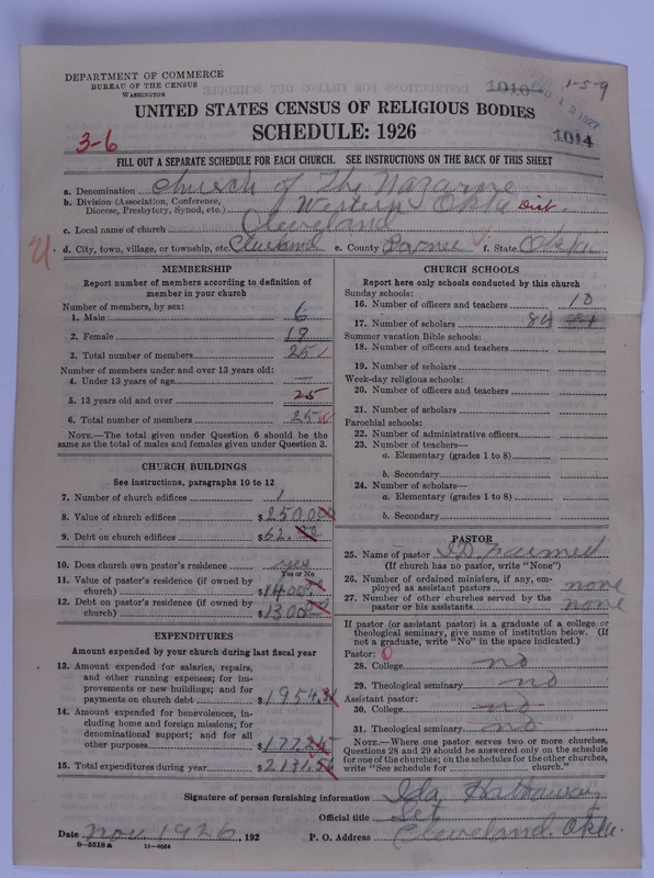 Scan of Church of the Nazarene: 1014