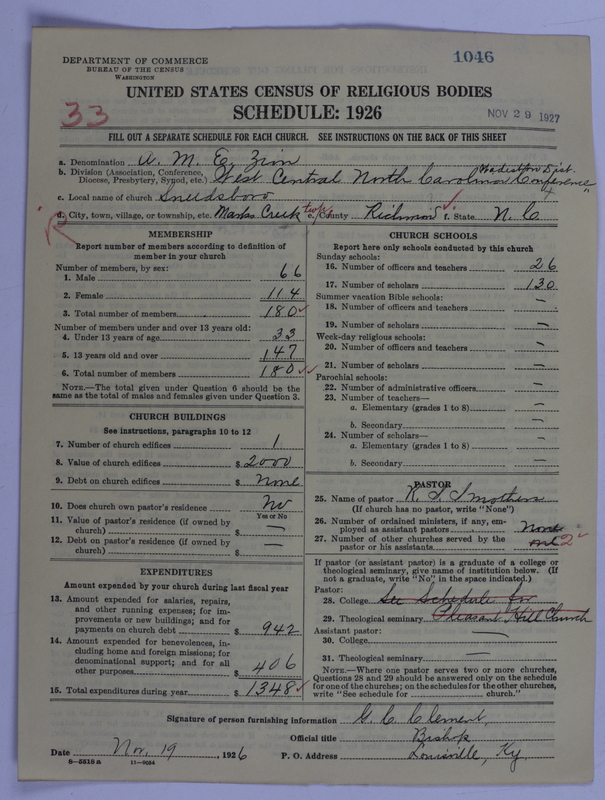 Scan of African Methodist Episcopal Zion Church: 1046