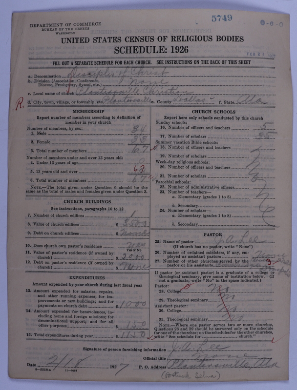 Scan of Disciples of Christ: 5749