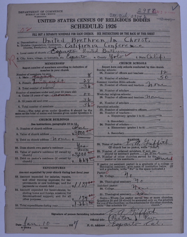Scan of Church of the United Brethren in Christ: 2988
