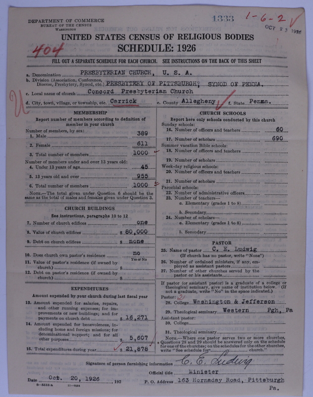 Scan of Presbyterian Church in the United States of America: 1333