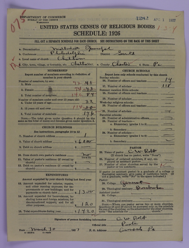 Scan of Methodist Episcopal Church: 4282