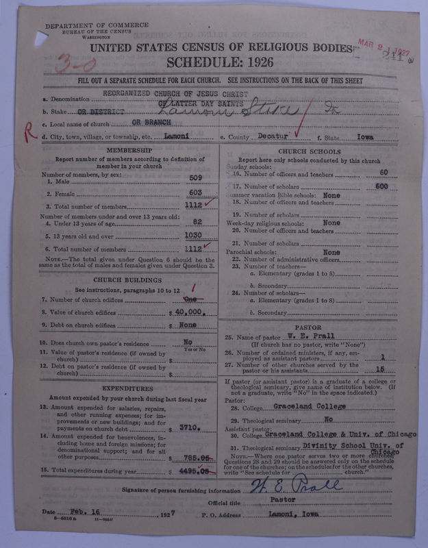 Scan of Reorganized Church of Jesus Christ of Latter Day Saints: 241