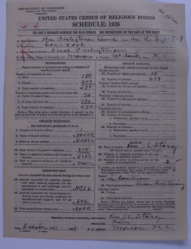 Scan of Presbyterian Church in the United States: 1037