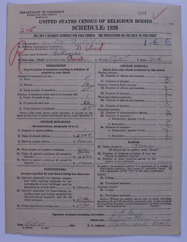 Scan of United Presbyterian Church of North America: 581