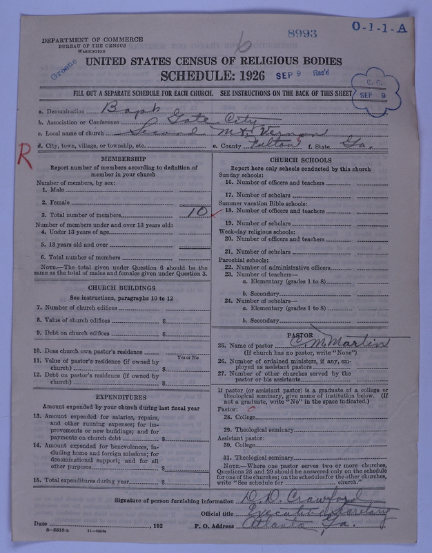 Scan of Negro Baptists: 8993