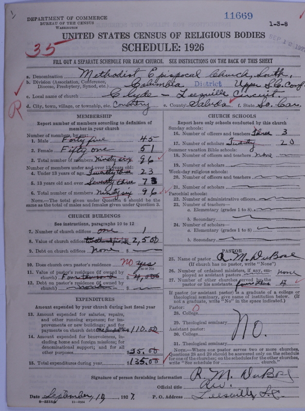 Scan of Methodist Episcopal Church, South: 11669