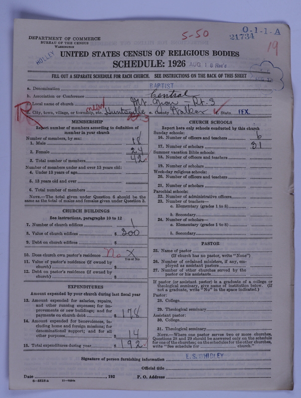 Scan of Negro Baptists: 21734