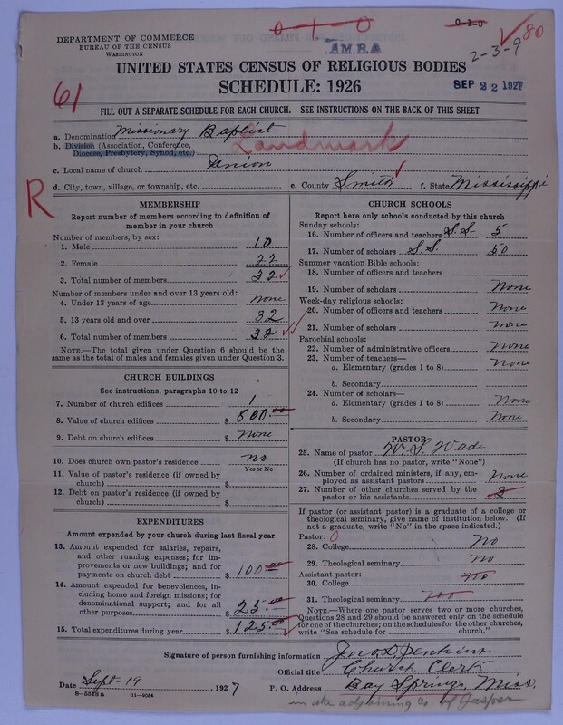 Scan of Landmark Baptist of America: 80