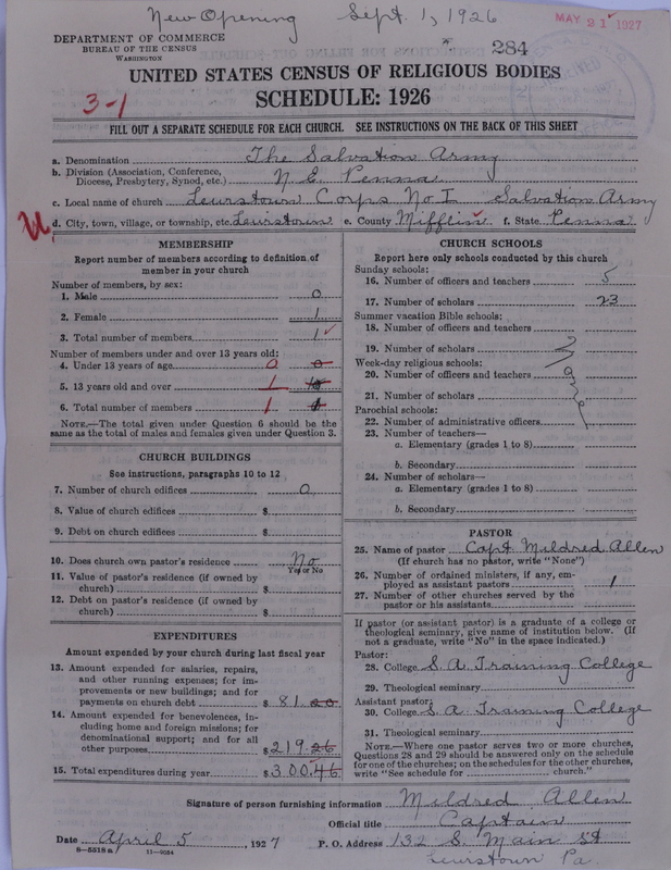 Scan of Salvation Army: 284