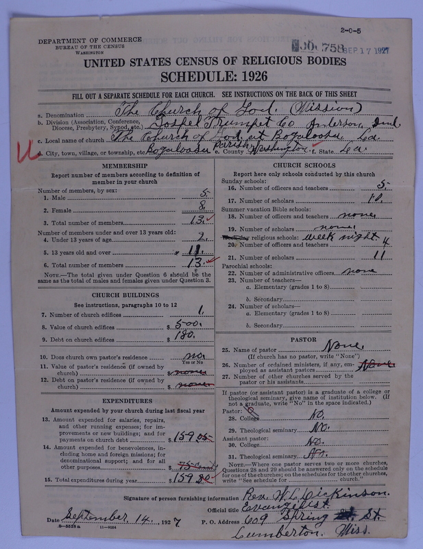 Scan of Church of God (Headquarters, Anderson, Ind.): 758